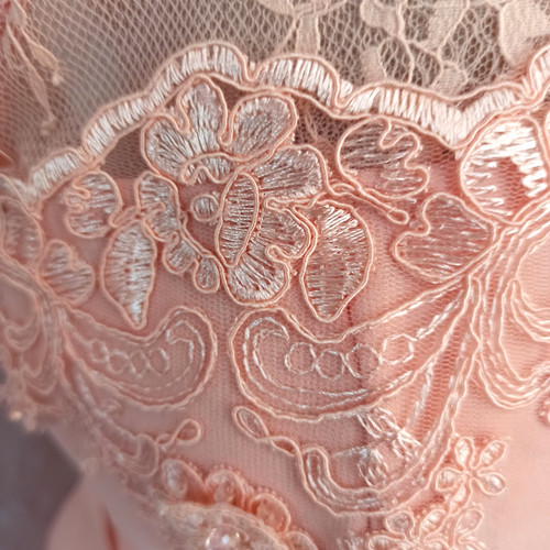 Elegantes midi kleid rosa - elegantes,