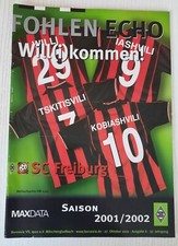 * Borussia Mönchengladbach * Fohlenecho * 27.10.2001 * Freiburg * Ausgabe 6 *
