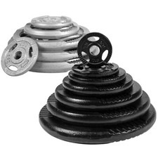 GORILLA SPORTS® Hantelscheiben Gusseisen Gewichtsscheiben Gewichte Scheiben 