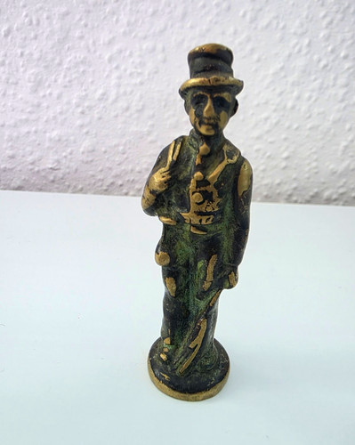 Antike bronze messing figur - bronze, /