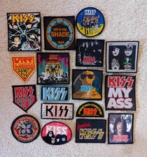 17 Kiss Aufnäher Patch ACDC Iron Maiden Kutte Kutte