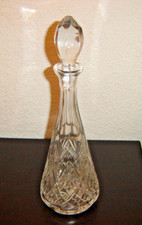 Kristall Karaffe 1 Liter mit Stöpsel  Vintage Sammler Rarität