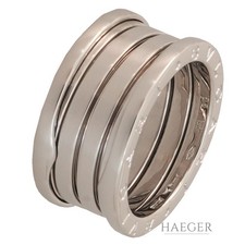 Bulgari B.Zero1 3 Band Ring Gr.56 Weißgold 18 Karat mit Originaler Box