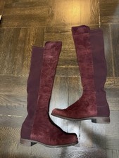 Stuart Weitzman Burgundy Suede