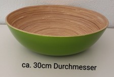 Obstschale Obstkorb Obstteller Ikea Grün Bambus Schale Deko Schlüssel 30 Cm