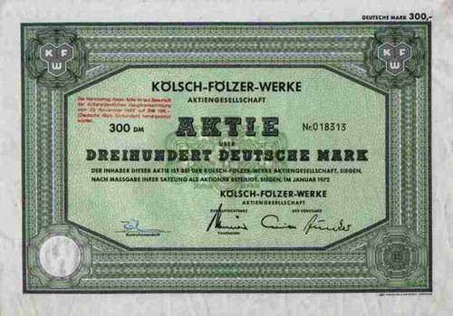 Kölsch fölzer 1972 siegen - kölsch,