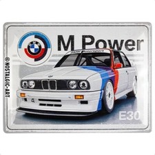 BMW Motorsport Blechschild 30x40 cm Stilvolle Wanddekoration für echte BMW Fans