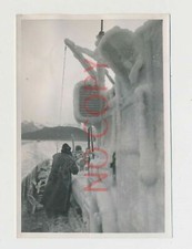 Foto WK II Schnellboot S 46 vereist Norwegen Fjord   #37