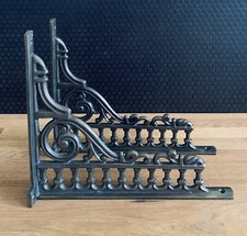 1 Paar gusseiserne Regalwinkel Regalhalter Wand Regalträger Halterung Gusseisen