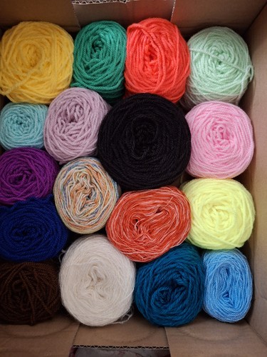 850 gramm wollreste paket - 850,