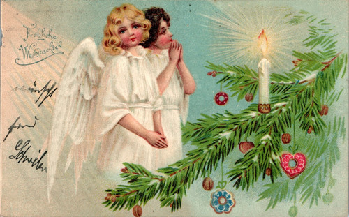 Weihnachten fröhliche - ak,