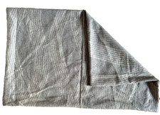 ☆100%BW☆WEBFLANELL-Gesundheits-KISSENBEZUG☆ca.36x56cm☆Wellenlinien☆Grau☆