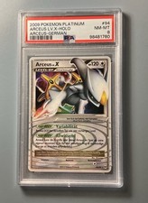 Pokémon Arceus LV. X Holo Platin Arceus 94/99 Deutsch PSA 8