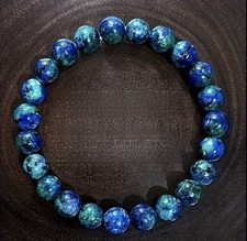 19cm azurit malachit armband - azurit,