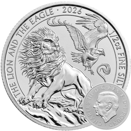 Lion and eagle - and,