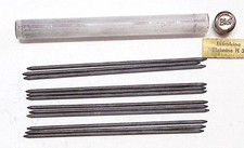 ✏️ 12 Stück Minen für DRUCKBLEISTIFT / Fallminenstift GRAU, Ø 2,0mm - 1950er OVP