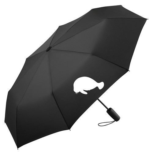 Regenschirm seekuh silhouette - regenschirm,