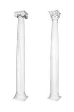 Säule Halbsäulen Dekosäule