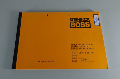 Teilekatalog steinbock boss - teilekatalog,