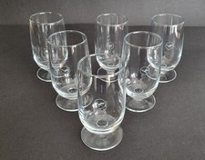 6 Lufthansa Wein / Wasser /Saft Gläser / NICHT BENUTZT !