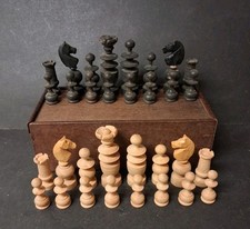 Altes Holz Regency Schachspiel