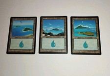 Magic The Gathering Portal 2. Age Island Komplett Set 3x Island M1-3. EN NM