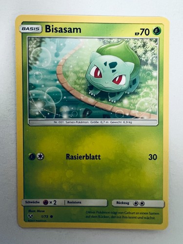 Pokemon karte bisasam 73 - karte, 1/73