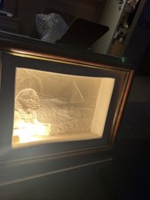 3 D Bild Sphinx , Beleuchtet /