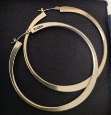 Creolen Pilgrim Durchmesser ca. 5 cm, goldfarbig