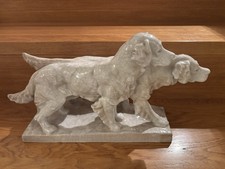 Karlsruher majolika hunde - majolika,