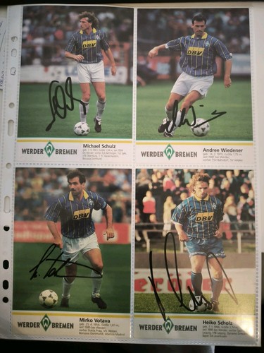 Werder bremen autogramm - werder,