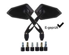Spiegel Set Paar Spiegelset für Roller Motorrad Quad universal M8 M10 Gewinde