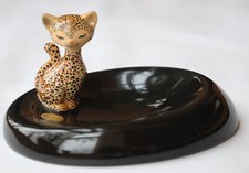 Goebel Schmuckschale mit Katze