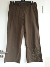 TCM Hose khaki bestickt weites