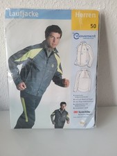 C movement Session Herren Laufjacke Größe 50 grau-neon NEU NEU