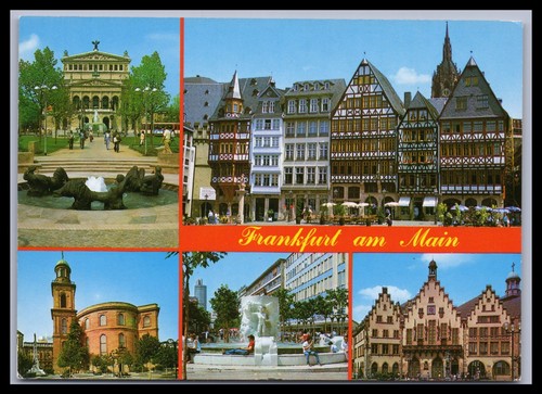Ansichtskarte frankfurt - frankfurt, am