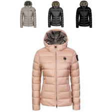 Blauer charme daunenjacke - blauer,