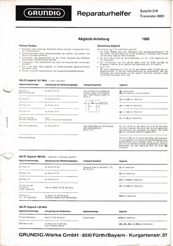 Service manual anleitung - service, für