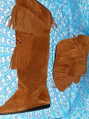Zara overknee echt leder - 39,