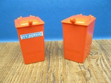 2 Mülltonnen City Puppenhaus Zubehör Playmobil G71