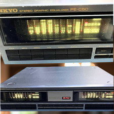 Onkyo PE-C50 Stereo Graphic Equalizer Hergestellt in Japan Vintage Audio...