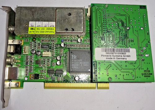 Pinnacle systems bt848kpf pci - pinnacle,