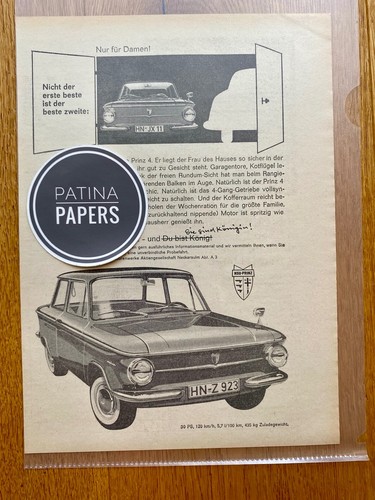 1962 nsu prinz nur - prinz, 4