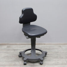 Siemens Sirona C Serie Arzthocker in Schwarz Arztstuhl Arbeitssessel gebraucht