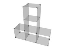 Glassteckvitrine Vitrine