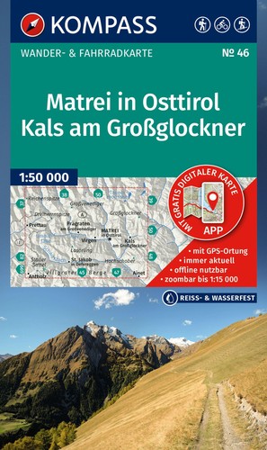 Kompass wanderkarte 46 - /,