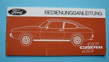 Betriebsanleitung ford capri - ford, 2