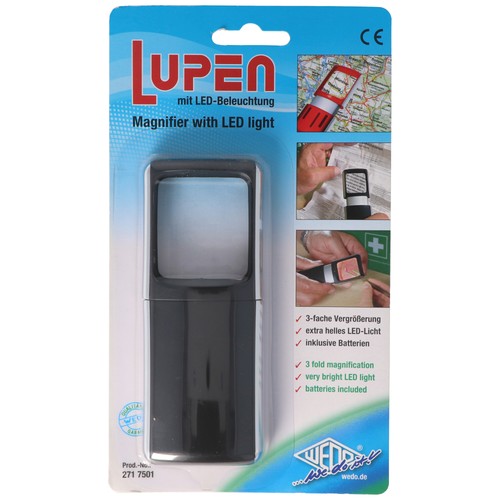 Lupe mit led beleuchtung - lupe, und