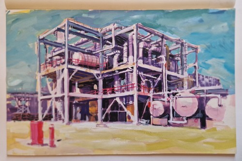Vintage mid century - century, industrie