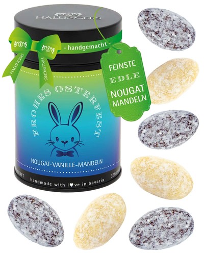 Nougat mandeln oster geschenk - nougat-mandeln, oster-geschenk